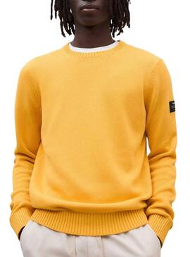 Maglia Ecoalf Tail gialla per uomo