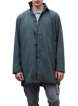 Impermeabile Ecoalf Packable Vestal verde per uomo.