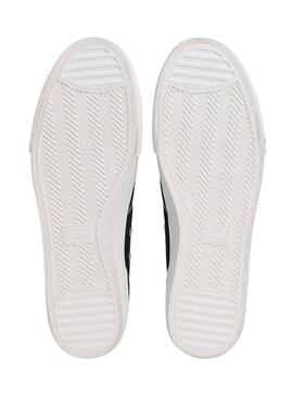 Scarpe da ginnastica Tommy Jeans Archive in tela nera per uomo.