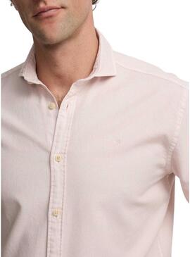 Camicia Silbon Sport corallo per uomo