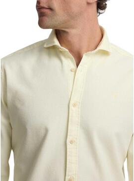Camicia sportiva Silbon gialla per uomo