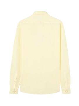 Camicia sportiva Silbon gialla per uomo