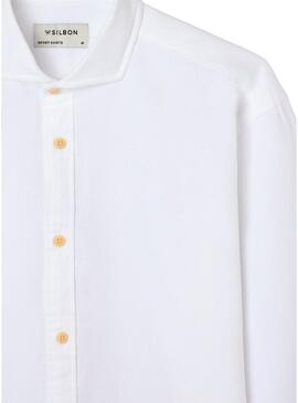 Camicia Silbon Sport bianca per uomo