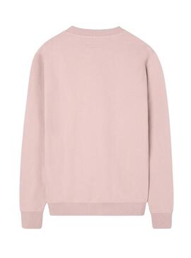 Felpa Silbon Minilogo rosa per uomo