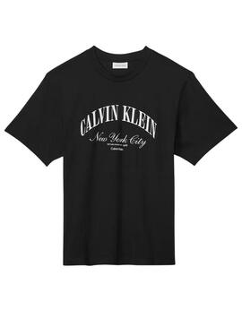 Maglietta Calvin Klein Jeans March nera per uomo