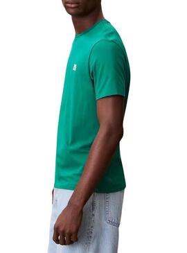Maglietta Calvin Klein Jeans 30S verde per uomo