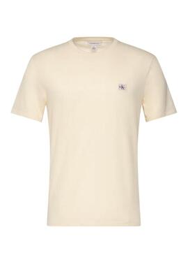 Maglietta Calvin Klein Jeans 30S gialla per uomo