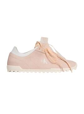 Scarpe da ginnastica Calvin Klein Jeans Laces rosa per donna
