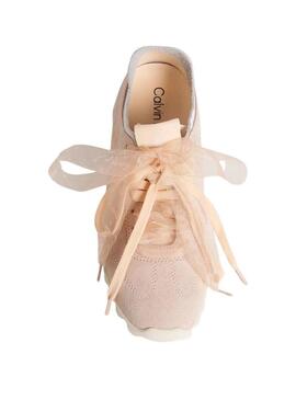 Scarpe da ginnastica Calvin Klein Jeans Laces rosa per donna