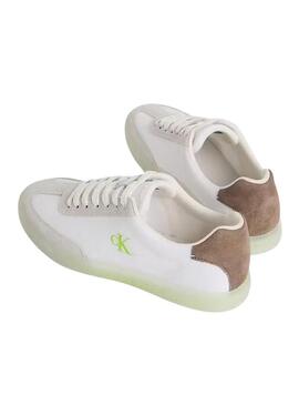 Scarpe Calvin Klein Jeans NY bianche e neon per uomo