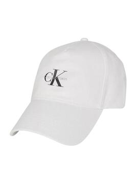 Berretto Calvin Klein Jeans Monogram bianco per donna