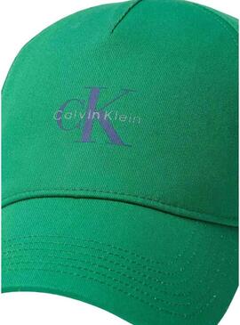 Cappello Calvin Klein Jeans Printed verde per uomo