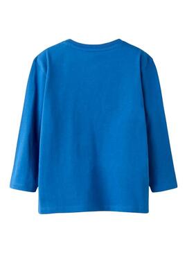 Maglietta Name It sport 86 blu per bambino