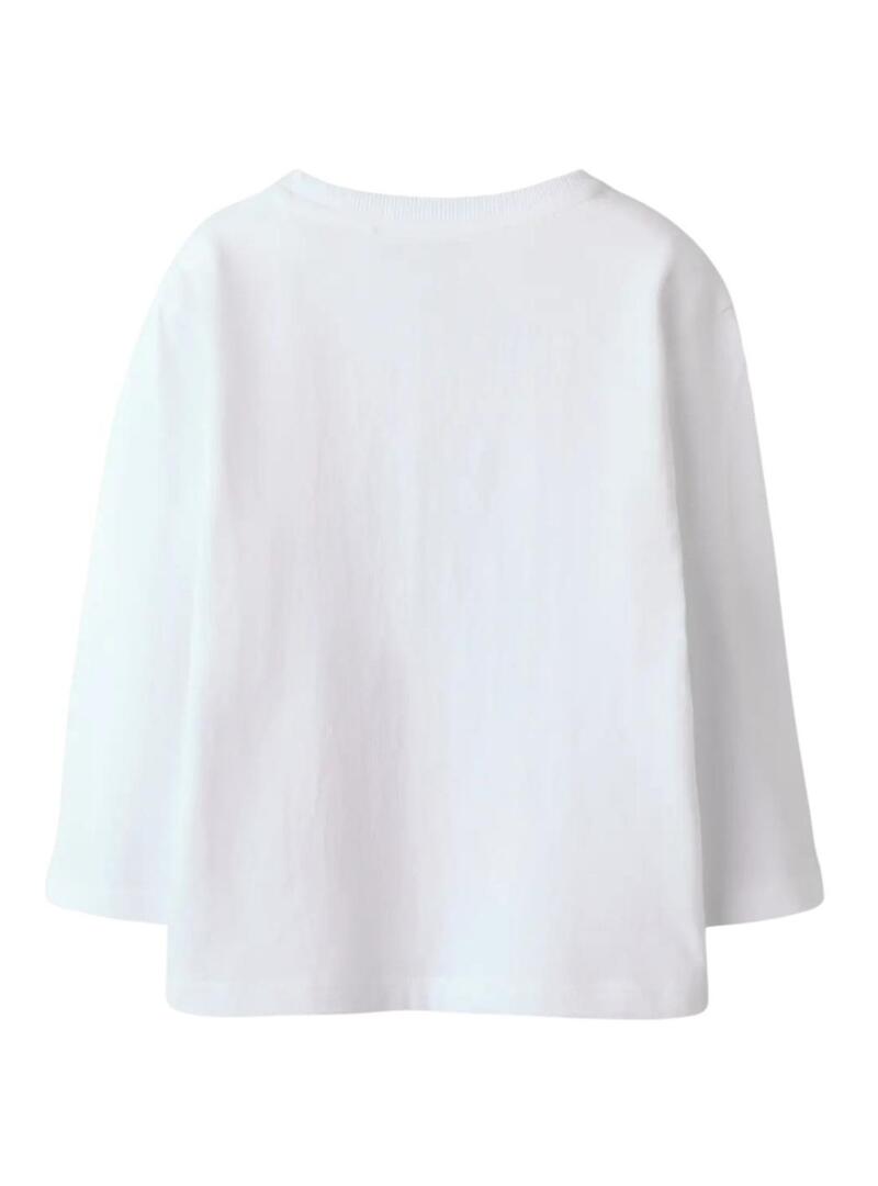 Maglietta Name It robot skater bianca per bambino