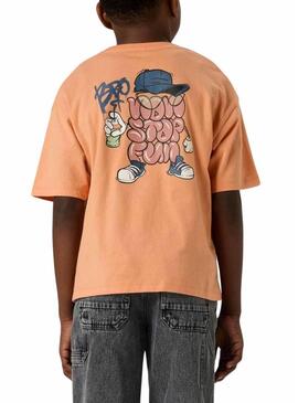 Maglietta Name It Player arancione per bambino