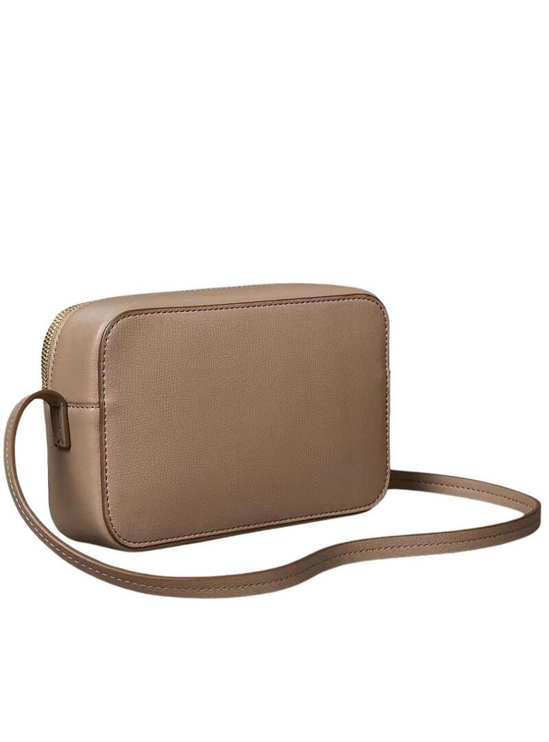 Borsa Calvin Klein Jeans Foil Logo marrone per donna