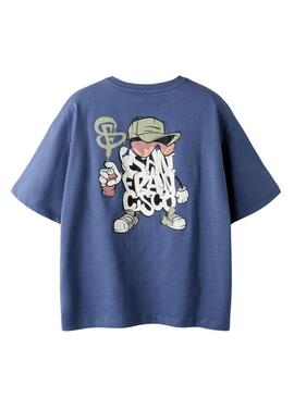 Maglietta Name It San Francisco blu per bambino