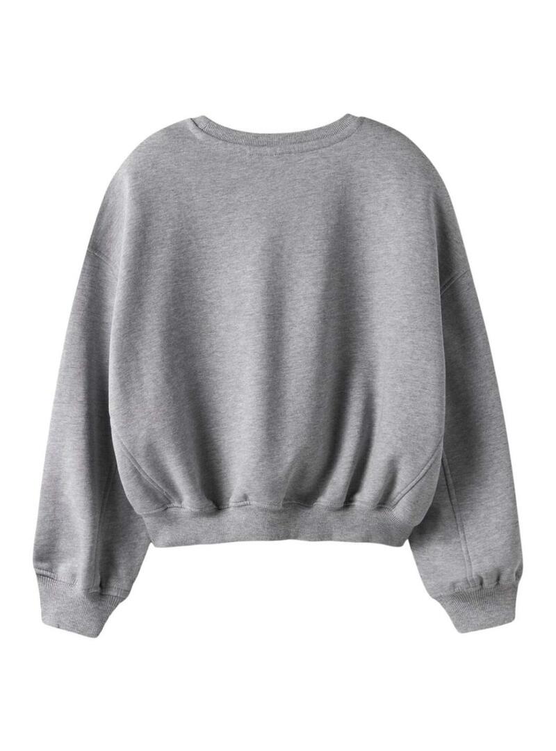 Felpa Name It Girls Club grigia per bambina