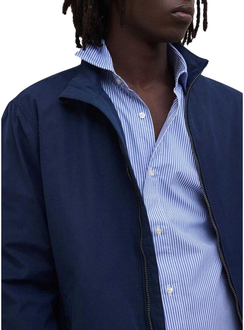 Giacca Ecoalf Pikes navy per uomo