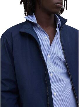 Giacca Ecoalf Pikes navy per uomo