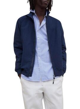 Giacca Ecoalf Pikes navy per uomo
