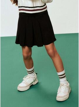 Gonna Name It nera a ruota con vita elastica per bambina