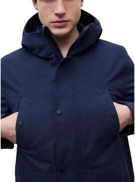 Giacca Ecoalf Gab blu per uomo