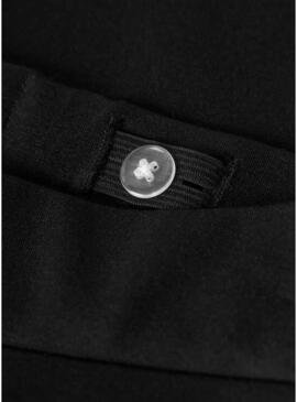 Pantaloni Name It neri con riga laterale per ragazza.