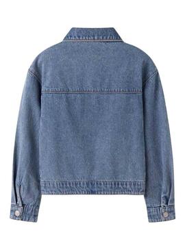 Giacca Name It in denim blu medio per ragazza