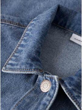 Giacca Name It in denim blu medio per ragazza