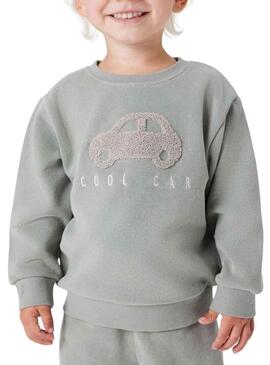 Felpa Name It verde grigio per bambino