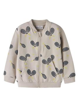 Giacca Name It grigio pietra per bambino.