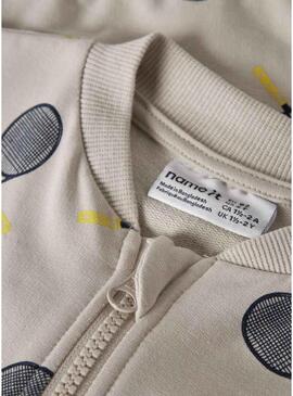 Giacca Name It grigio pietra per bambino.