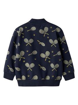 Giacca Name It per tennis in blu scuro per bambino