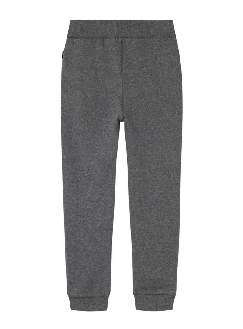 Pantaloni jogger Name It grigi scuro per bambino