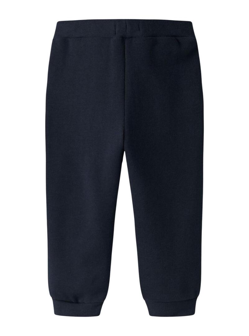 Pantaloni jogger Name It neri per ragazzo.