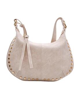 Borsa Mayoral borchie dorate beige per ragazza
