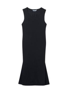 Abito Mayoral nero con apertura per bambina