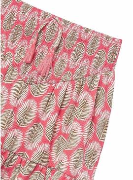 Gonna stampata corallo Mayoral per bambina