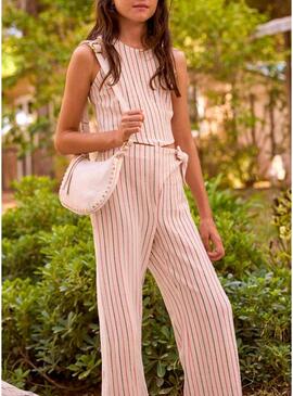 Set Mayoral a righe rosa per ragazza