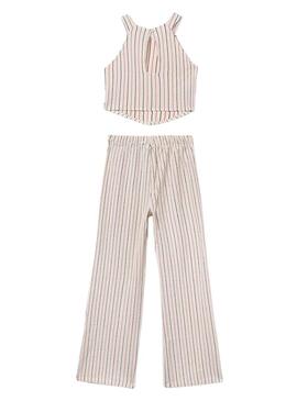 Set Mayoral a righe rosa per ragazza