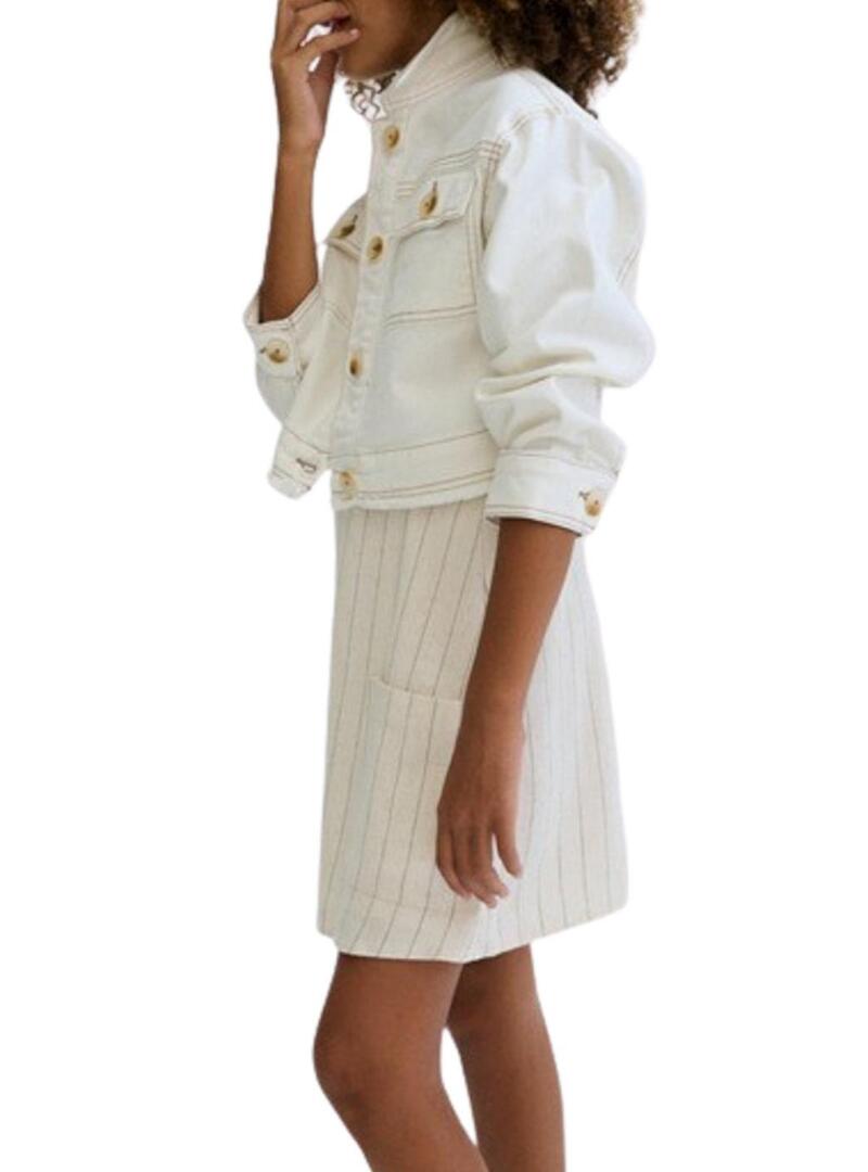 Giacca corta Mayoral grezza per bambina