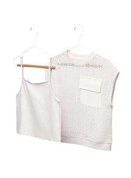 Top Mayoral taglio a vivo per ragazza