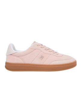 Scarpe da ginnastica Tommy Jeans Heritage Monogram rosa per donna