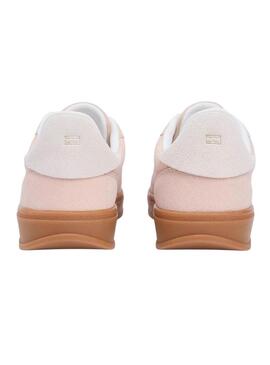 Scarpe da ginnastica Tommy Jeans Heritage Monogram rosa per donna