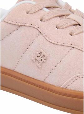 Scarpe da ginnastica Tommy Jeans Heritage Monogram rosa per donna