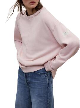 Felpa Ecoalf Ankara rosa per donna