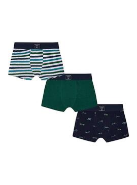 Set 3 boxer Mayoral Aerei Verde Per Bambino