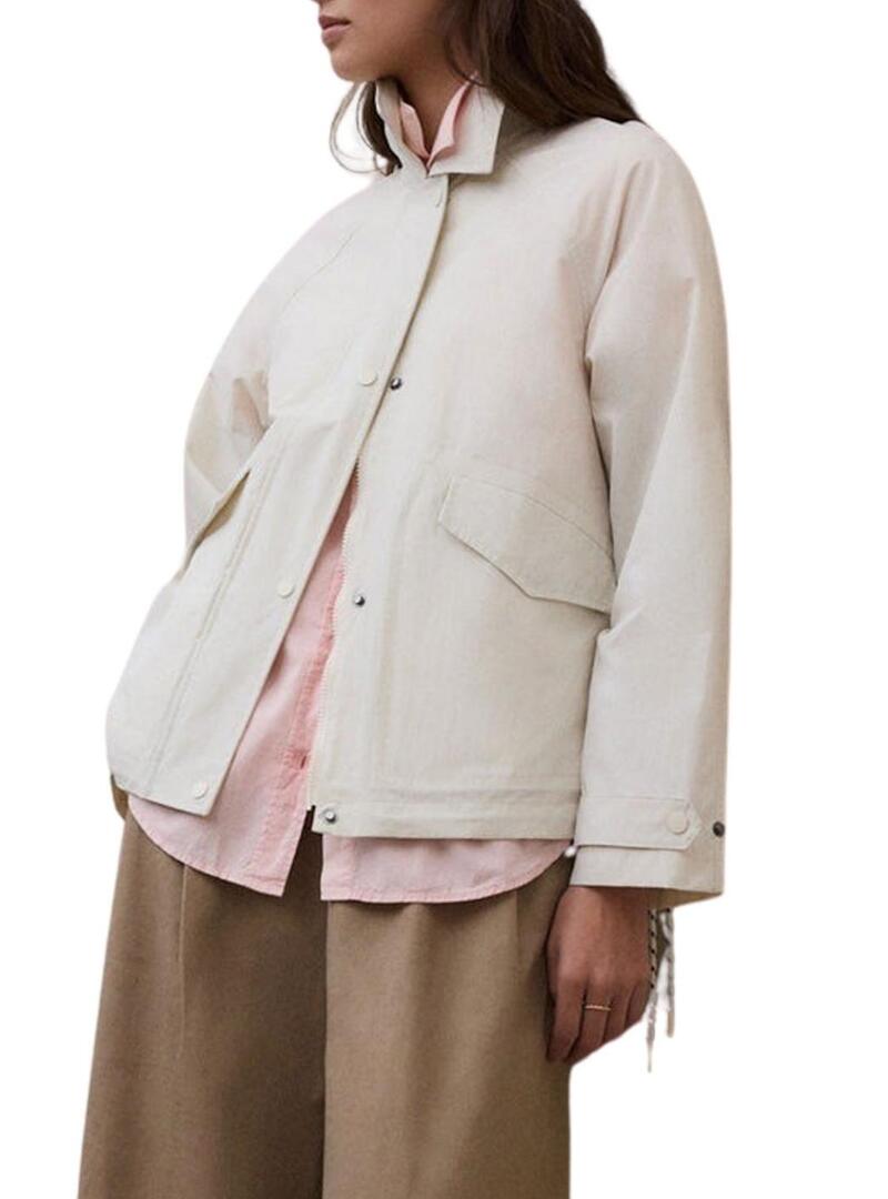 Giacca Ecoalf Major beige per donna