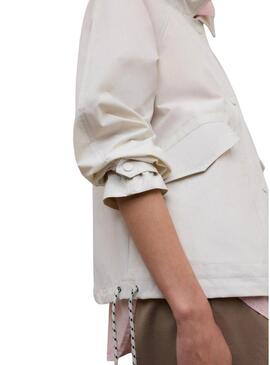 Giacca Ecoalf Major beige per donna